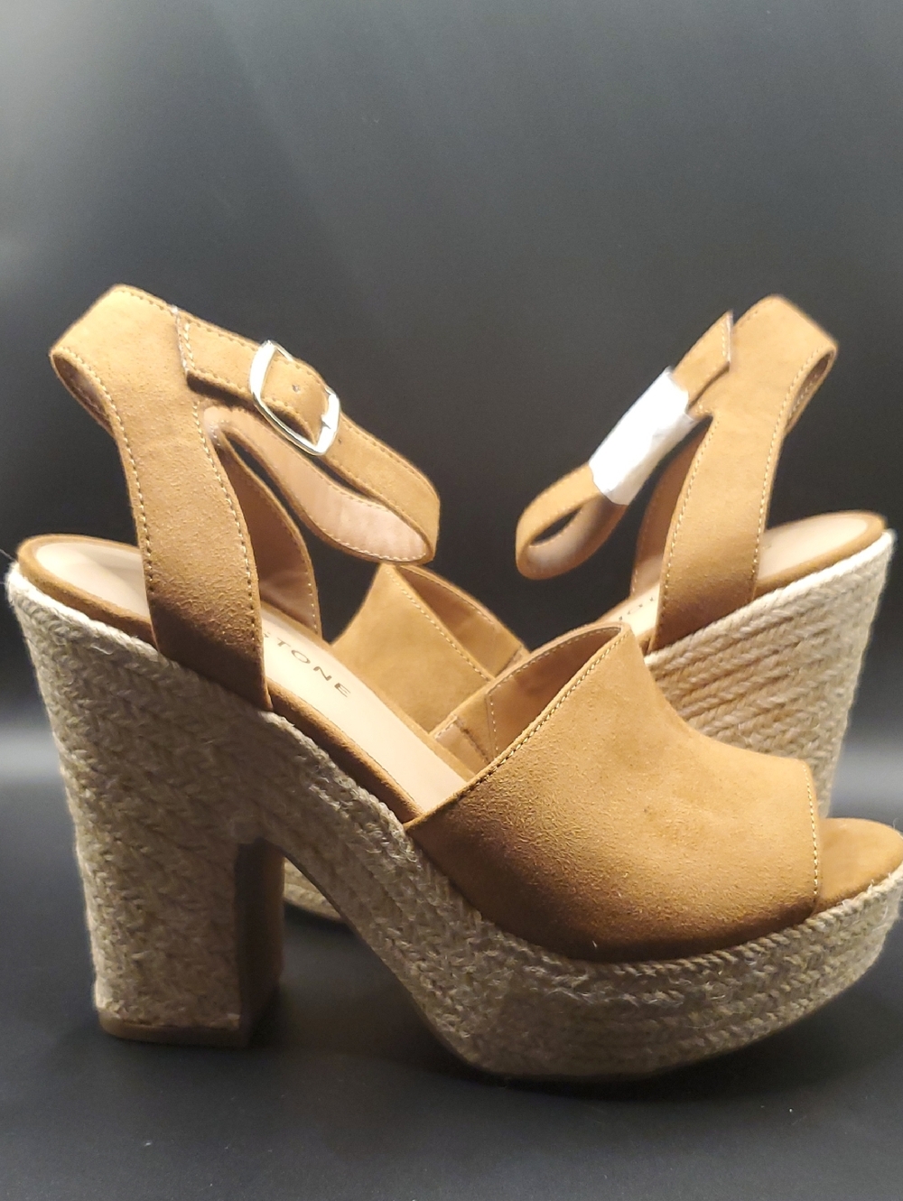 Sun And Stone Platform Espadrille Sandals in Tan - Women